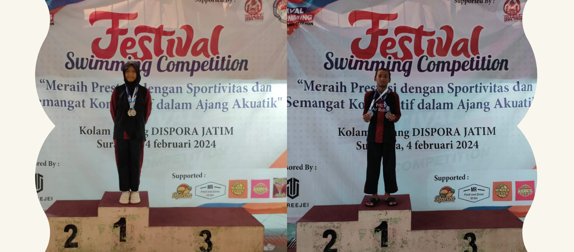 Atlet Renang MIT Ar Roihan, Berjaya di Festival Swimming Competition Se-Jawa Timur