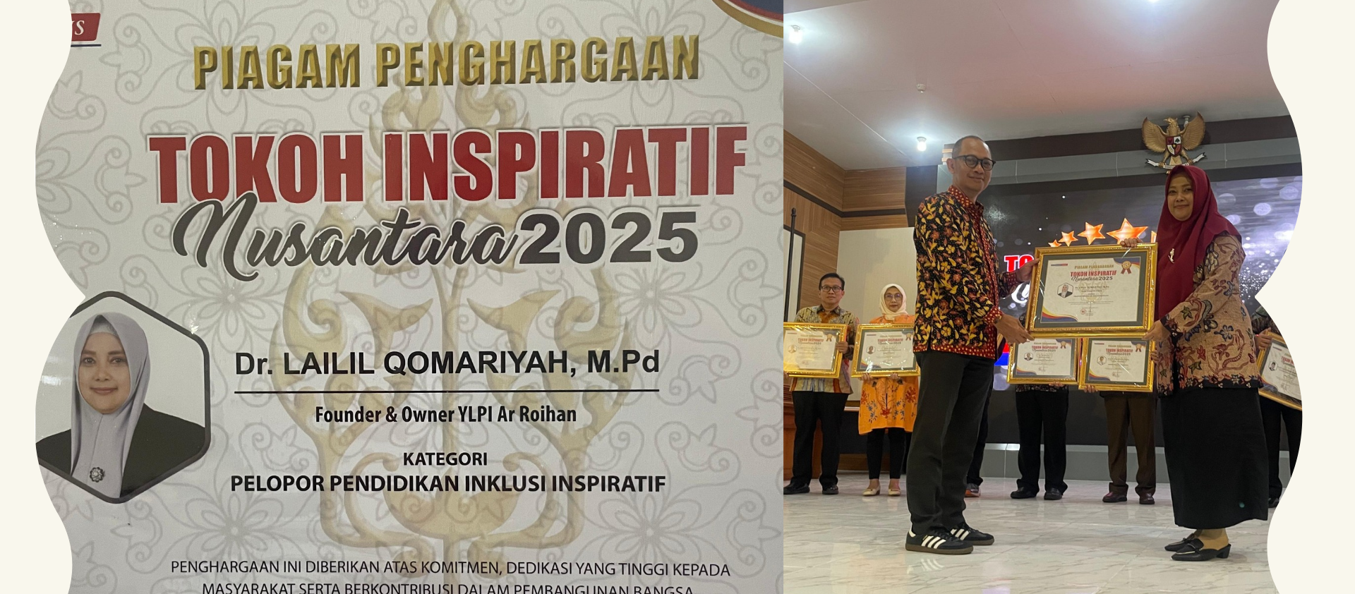 Kepala MIT Ar Roihan Terima Penghargaan Tokoh Inspiratif Nusantara 2025